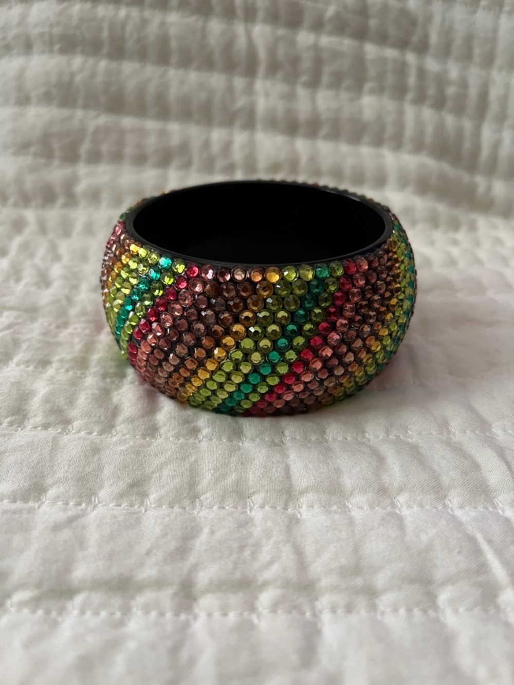 Multicolor Crystal Rhinestone Bangle Bracelet